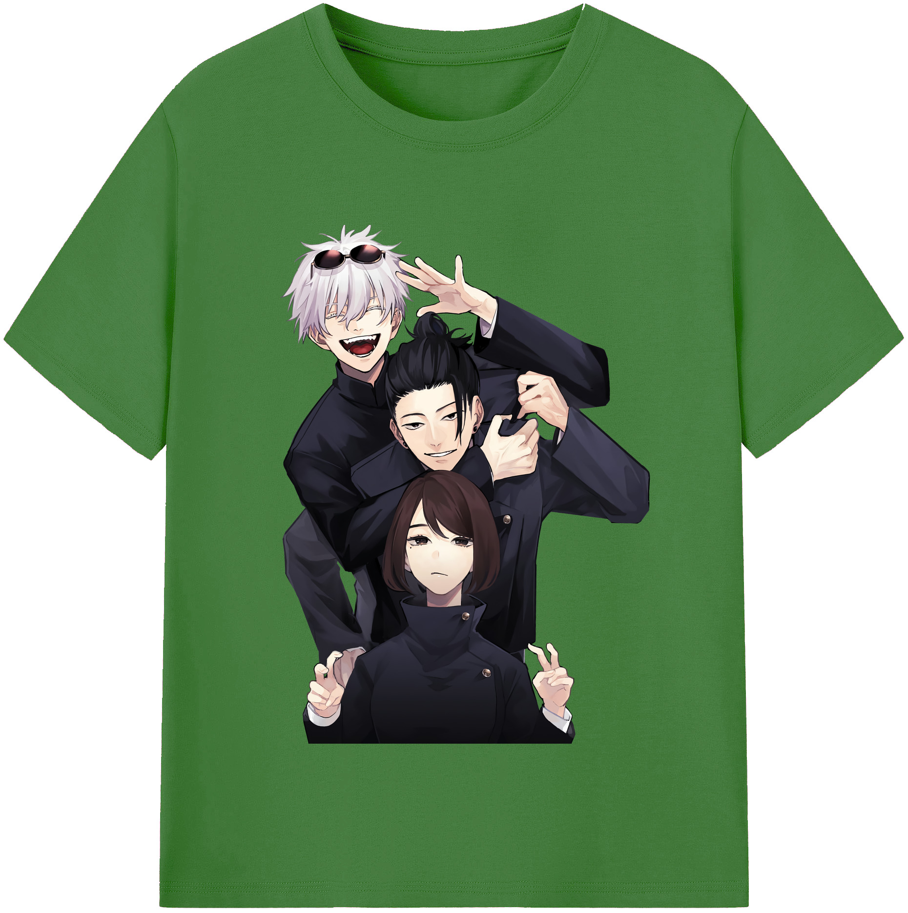 （画像用） 呪術廻戦 Jujutsu Kaisen レディースカジュアルプリントTシャツ（綿100％）